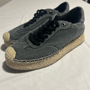 JLO JENNIFER LOPEZ Lolan Espadrille Platform Sneaker Size 7